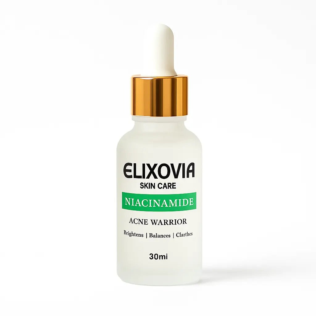elixovia niacinamide plus acne warrior serum